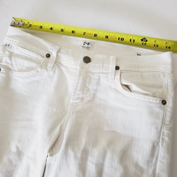 COH White Dani Cropped Straight Leg Jeans - Picture 11 of 13